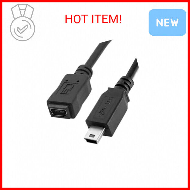 chenyang CY USB 2.0 Mini USB 5Pin Male to Female Extension Adapter Cable 5ft Min