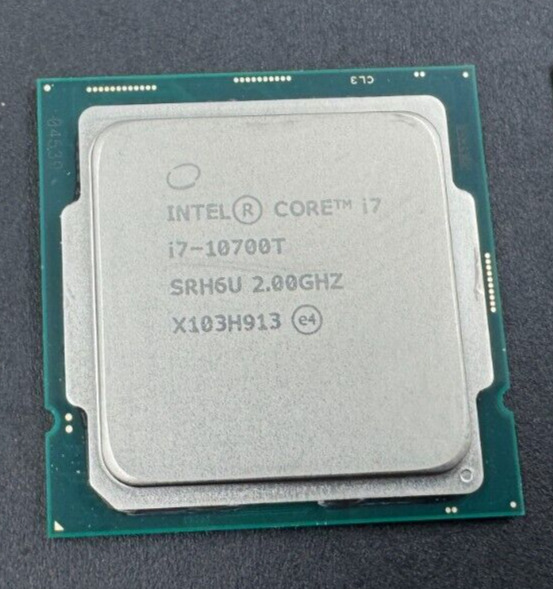 Lot of 3 Intel Core i7-10700T 8 Cores 16 Threads @ 2.0Ghz CPU SRH6U LGA1200