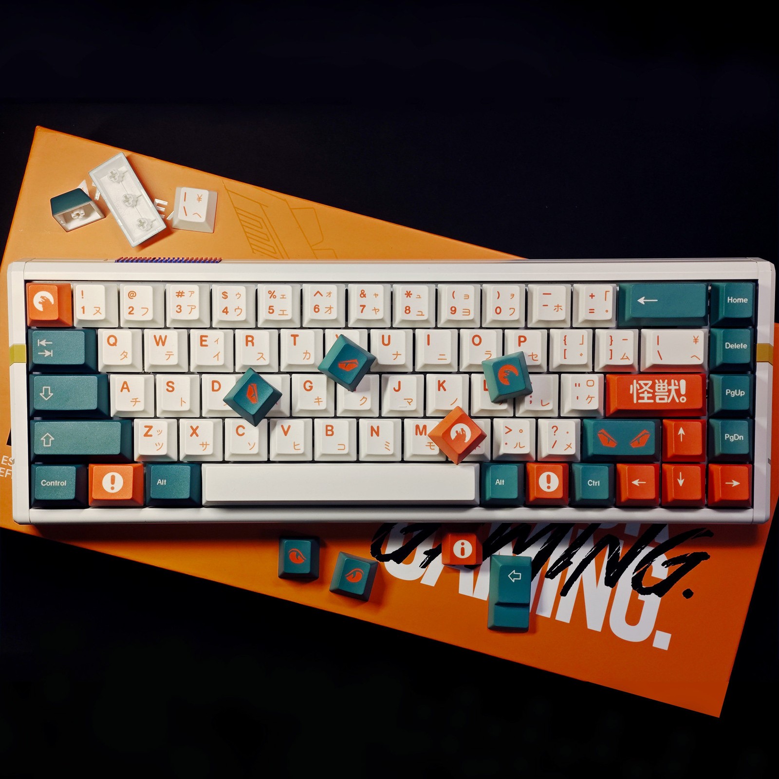GMK Kaiju Keycap Copy Dye Sub PBT Cherry Profile Keycap Set