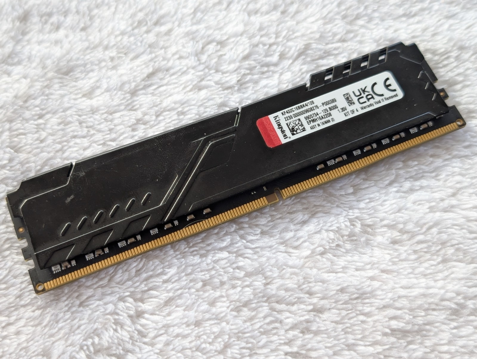 Kingston FURY Beast 32GB (1 x 32GB) PC4-28800 (DDR4-3600) UDIMM Memory - Black
