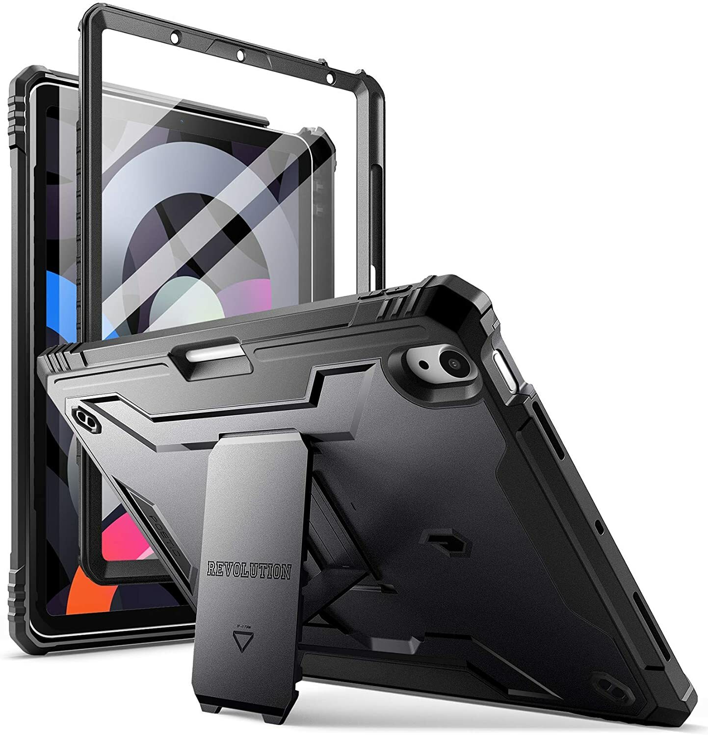 For iPad Air 4 2020 / iPad Air 5 Case Poetic With Kickstand and Built-in-Screen