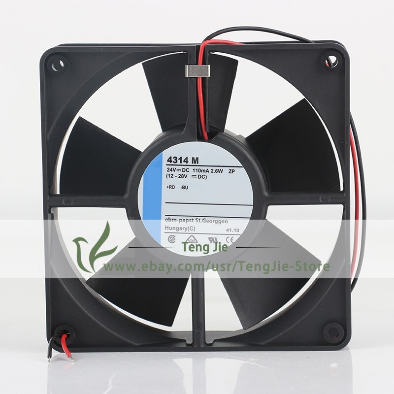 1PCS New For Ebmpapst 4314M DC24V 2.8W 120x120x32mm Cabinet Cooling Fan