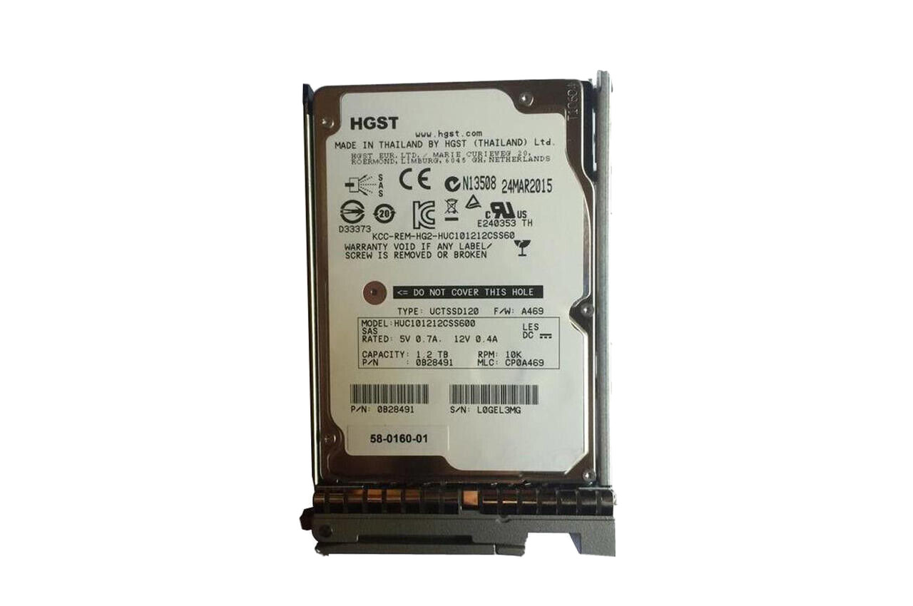 Cisco 1.2TB 2.5" 10K RPM SAS 6Gb/s HDD UCS-HD12T10KS2-E