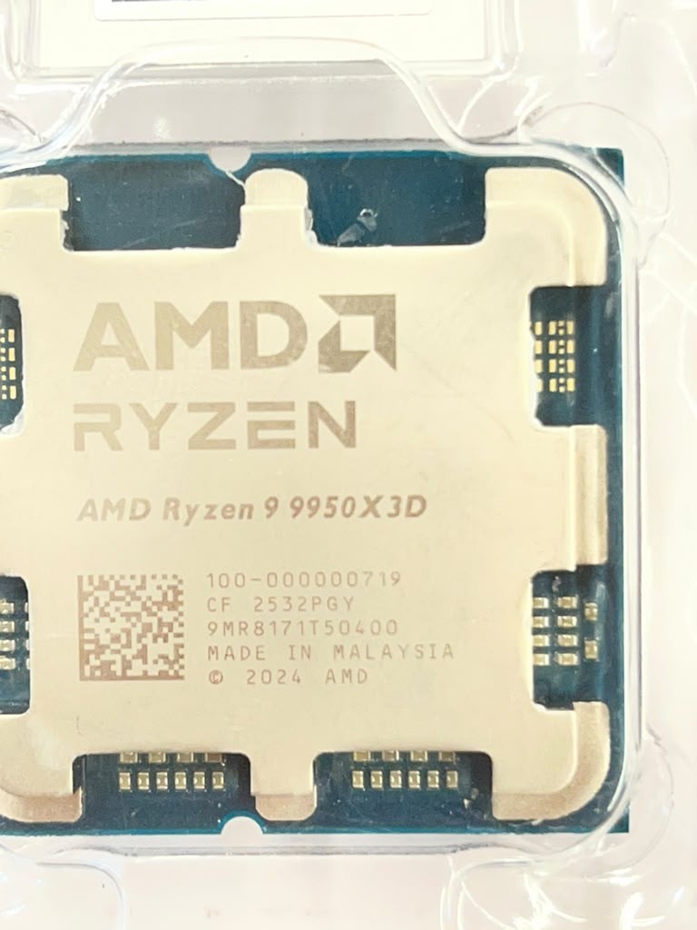 AMD - Ryzen 9 9950X3D, 7 9800X3D & 7 7800X3D AM5 UNLOCKED FOR PARTS NOT WORKING