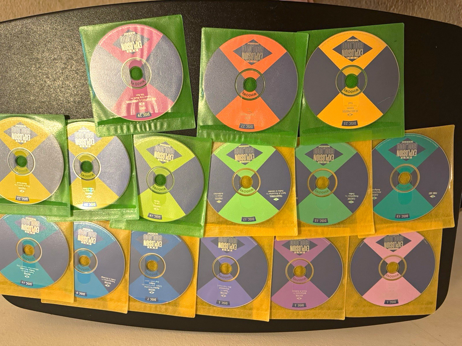Vintage Brøderbund/Microsoft Windows Graphics Collection Disc 1-29 + Print Shop