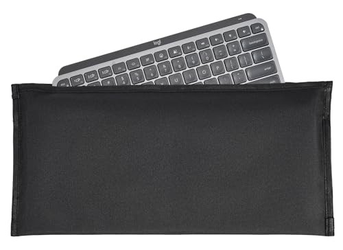 Computer Keyboard Dust Cover Sleeve Bag for Universal Keyboard, 68-87 M-Black