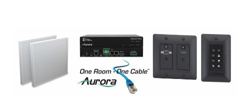 Aurora Multimedia ORC-1-B HDMI/VGA/Audio HDBaseT Extender Kit/Black.