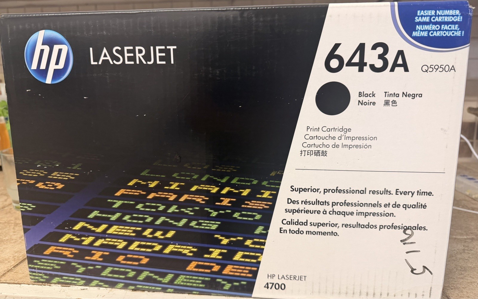HP LaserJet 643A Black Print Cartridge (Q5950A)