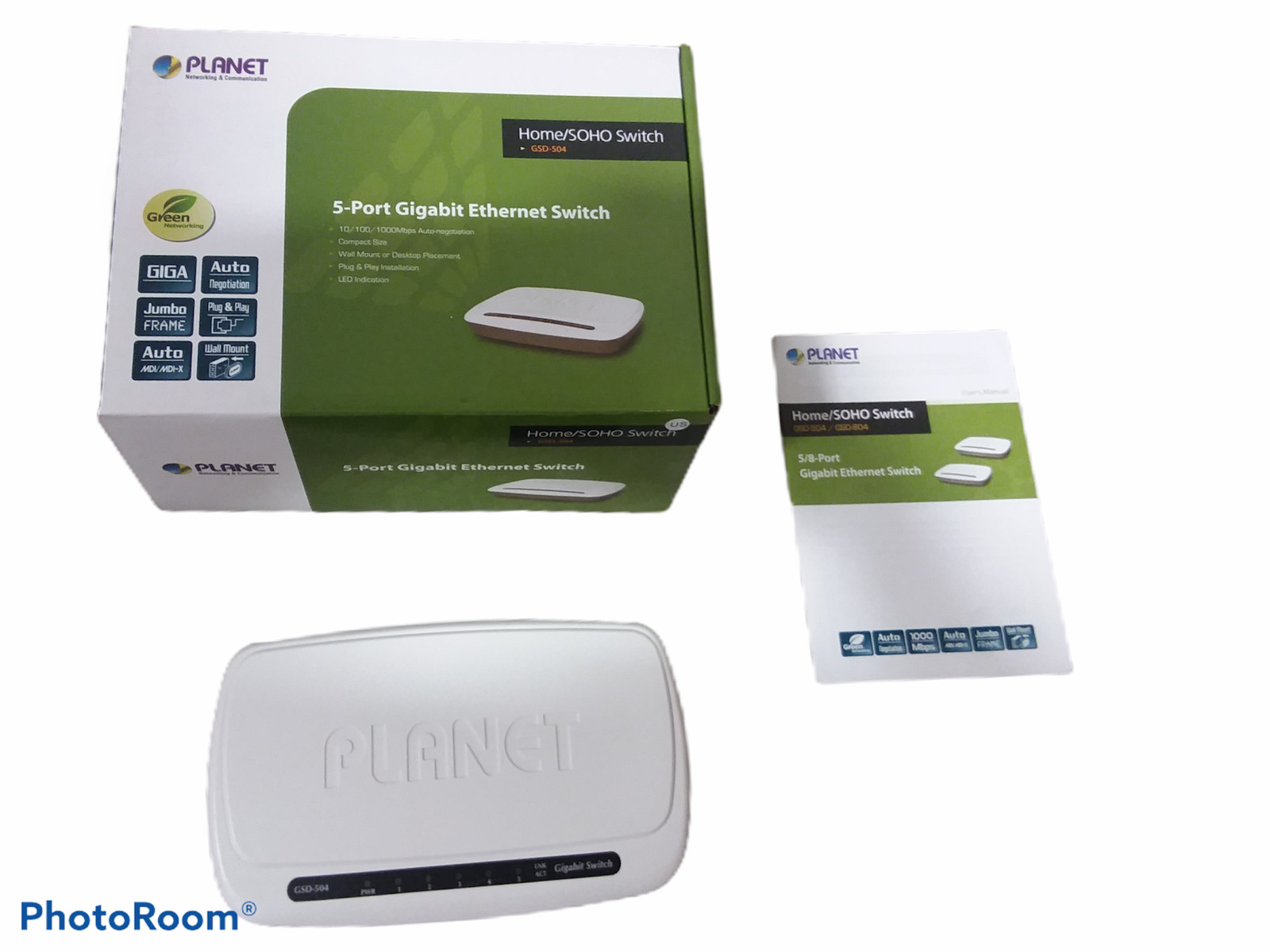 Planet Networking GSD-504 ver 7 5-Port Gigabit Ethernet Switch Home/SOHO Switch