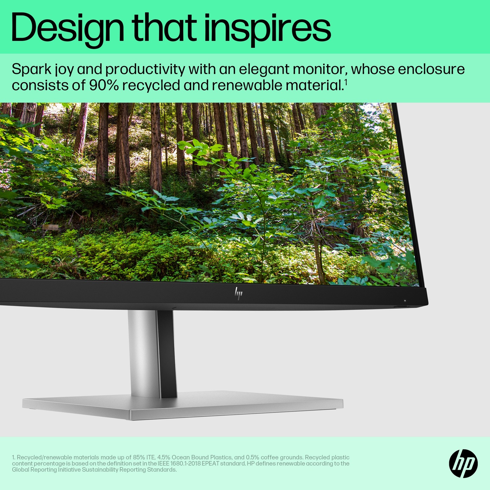 HP E22 G5 21.5" Full HD LCD Monitor - 16:9 - Black, Silver (6n4e8aa-aba)
