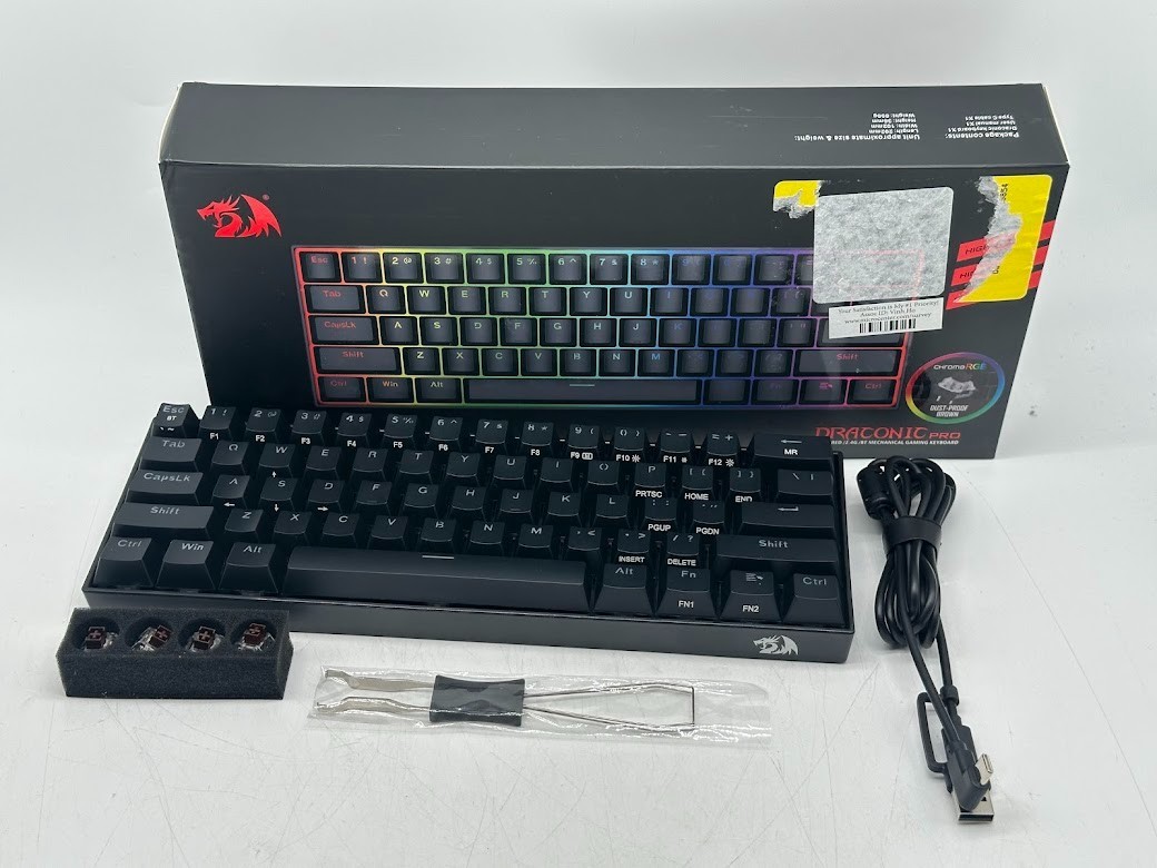 Redragon DRACONIC MCK530 PRO Mechanical Gaming Keyboard - Black
