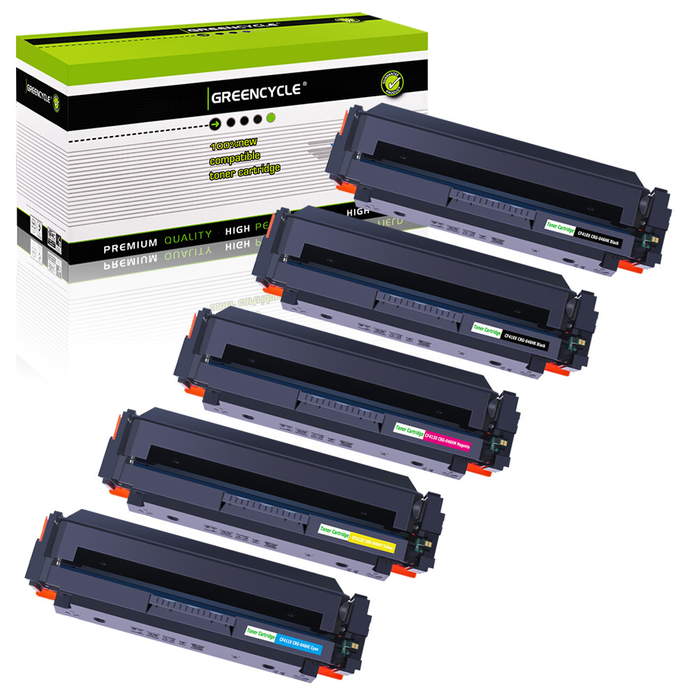 5 Pack Toner fits for Canon Imageclass MF733Cdw MF731Cdw MF735Cdw LBP654Cdw 046H