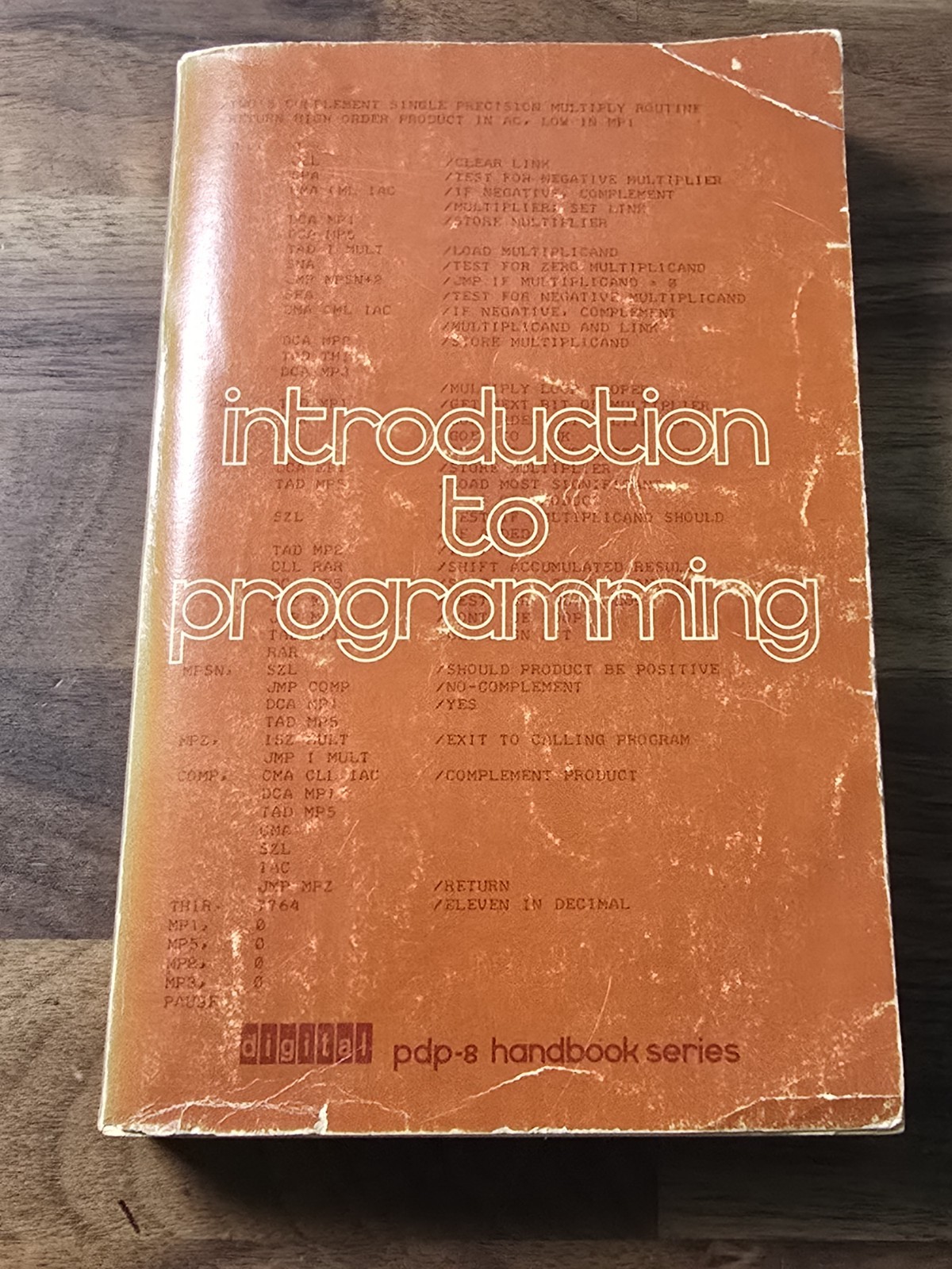 Vintage 1969 PDP-8 Programming Languages Handbook Series Digital DEC