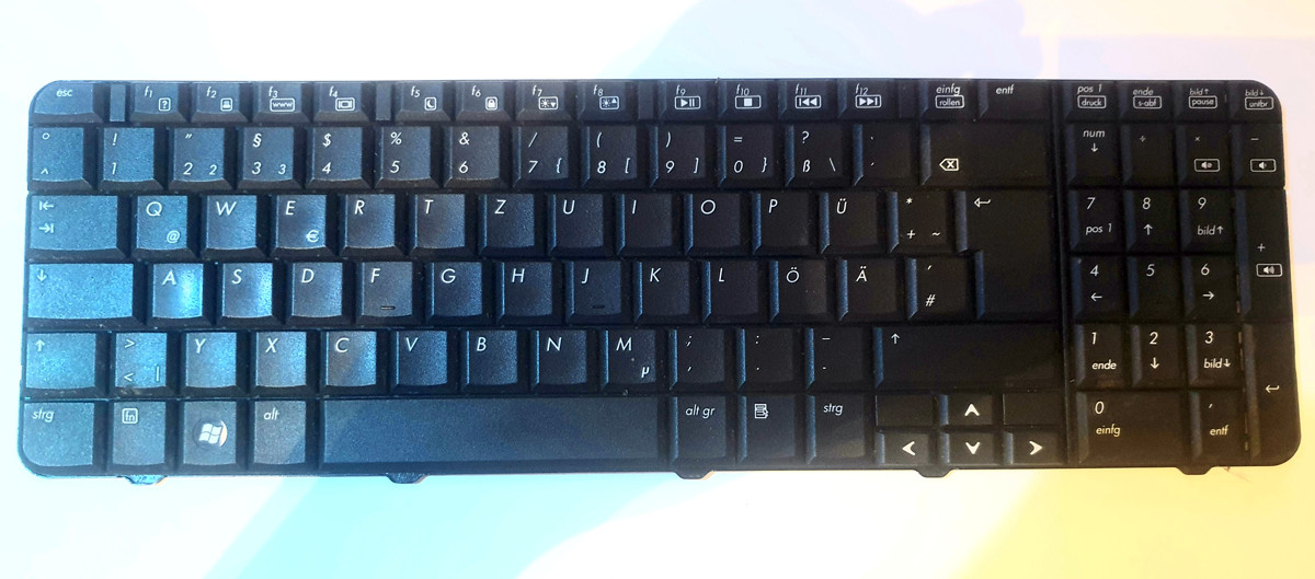 Replacement Keyboard German Model 496771-041 Compaq CQ60 Series + HP G60 Series