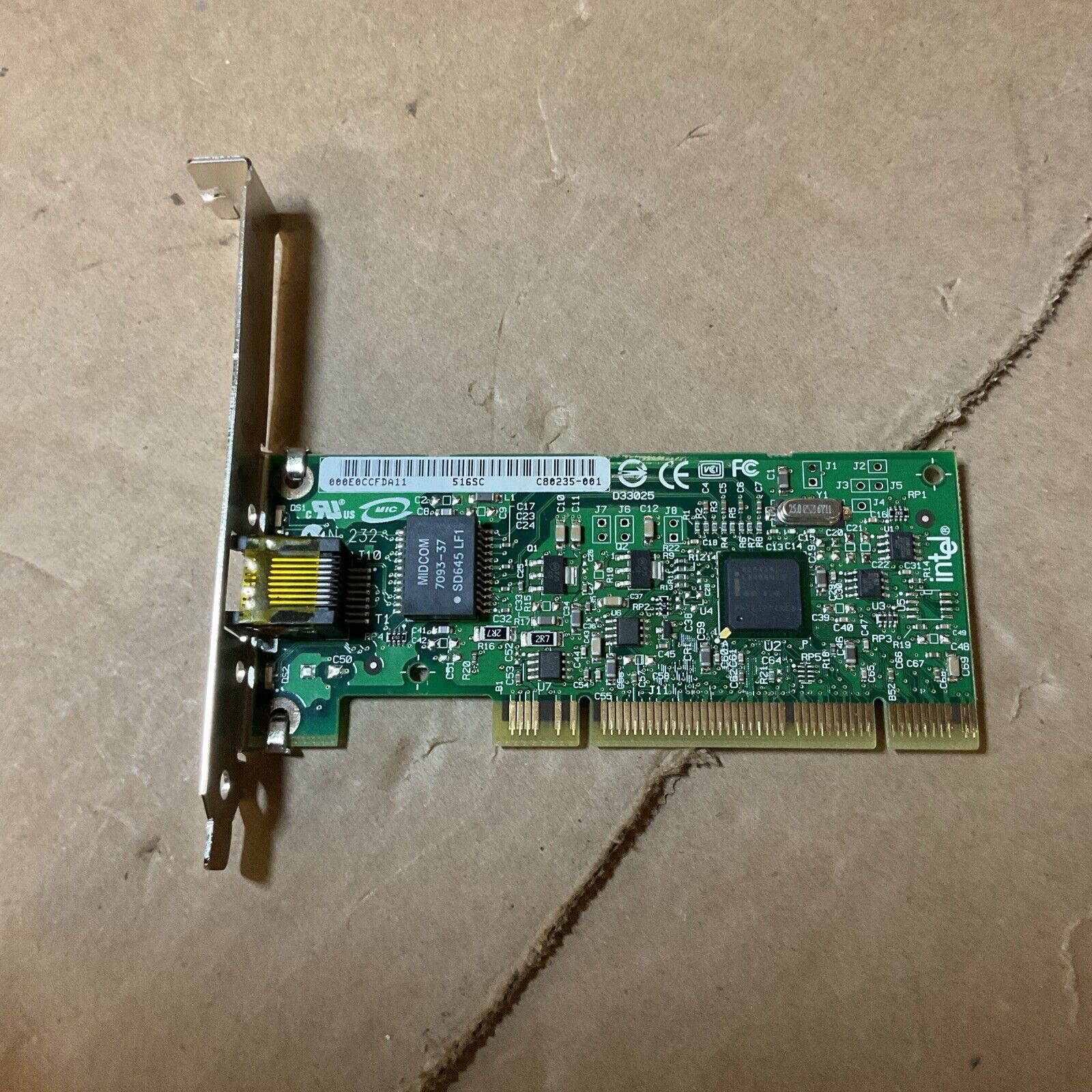 Intel Pro/1000 Gt Desktop Adapter C80235-001 Network Card/Network Card
