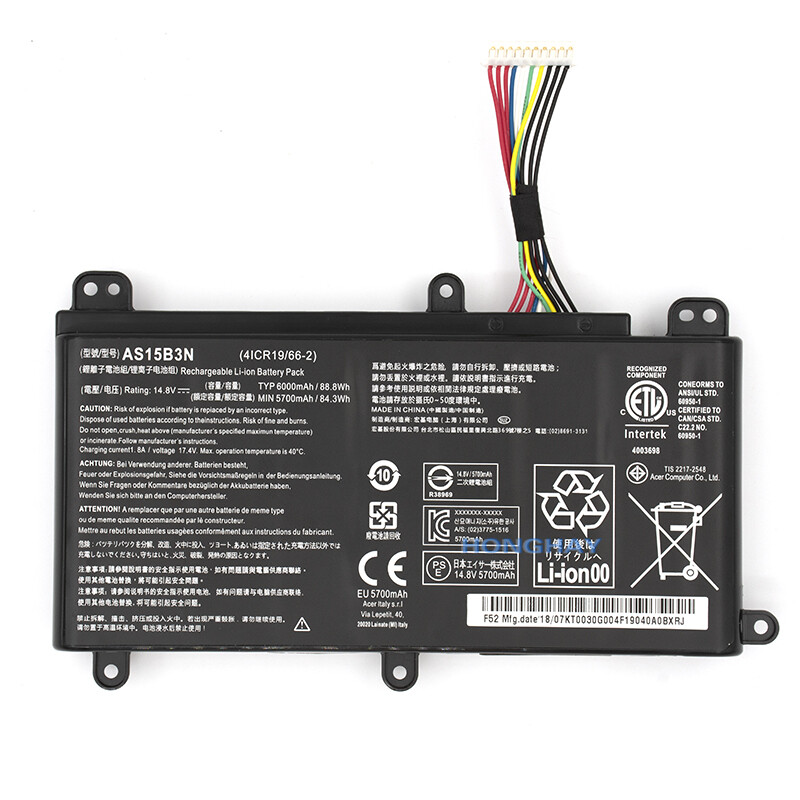 88.8W AS15B3N battery for Acer Predator 17 15 G9-591-713C 17 G9-792-72S6