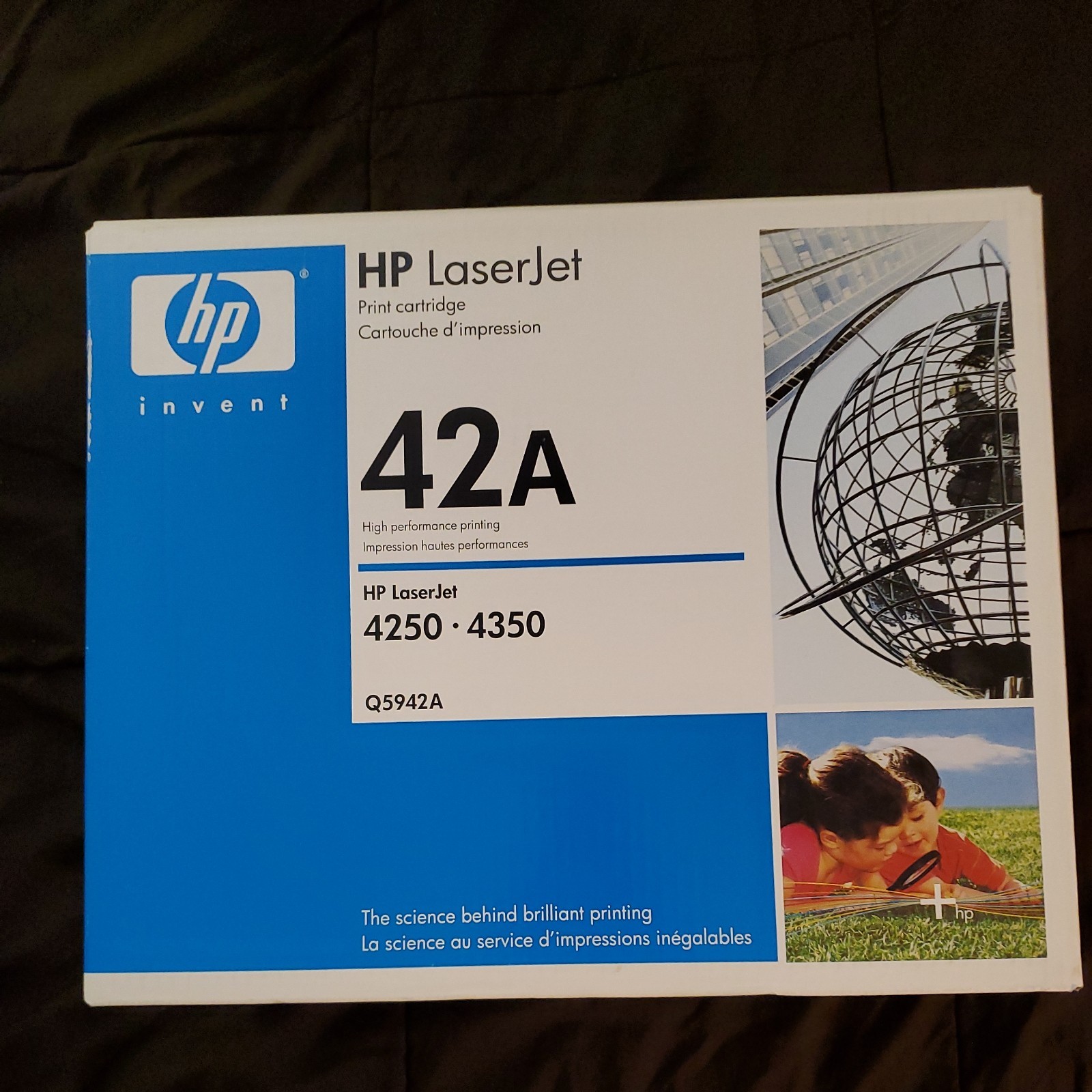 HP 42A Black LaserJet Toner Cartridge Q5942A OEM Box - Open Box/Sealed