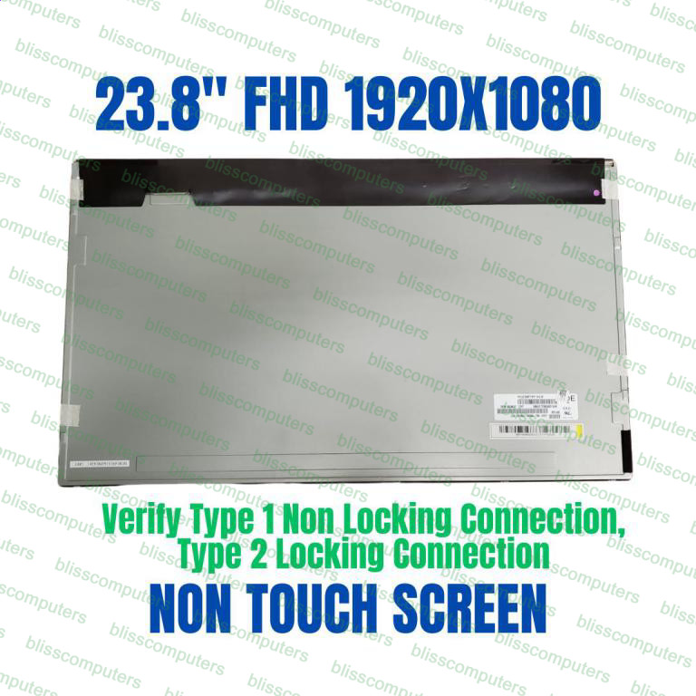 Lenovo FRU 00XG129 LED LCD LTM238HL02 Screen Panel REPLACEMENT 23.8" Non Touch