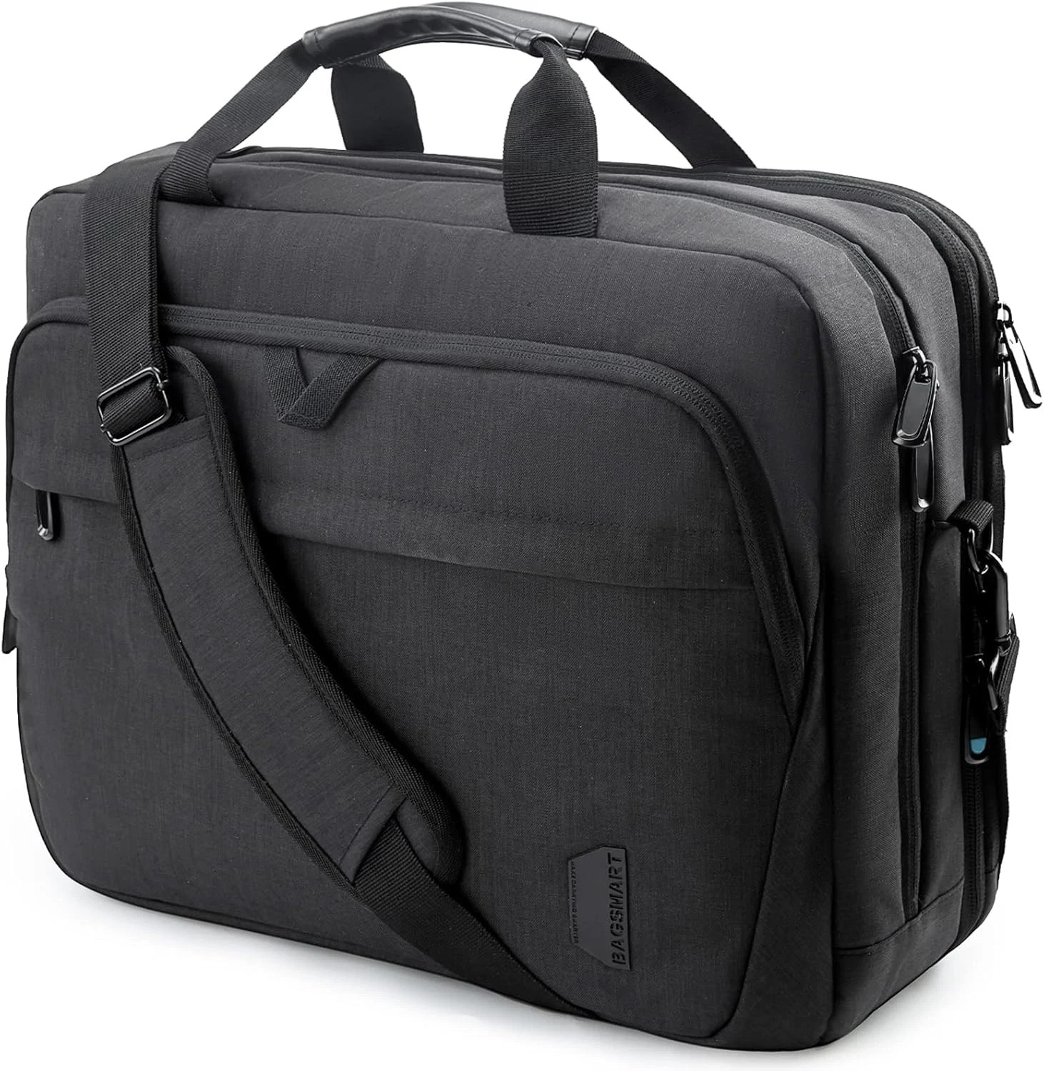 18 Inch Laptop Bag Expandable Briefcase Computer Bag Men, Black | Women Laptop S