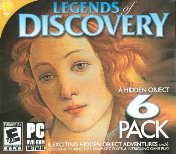 Legends Of Discovery PC DVD 6 pack hidden object mystery find clues puzzle games