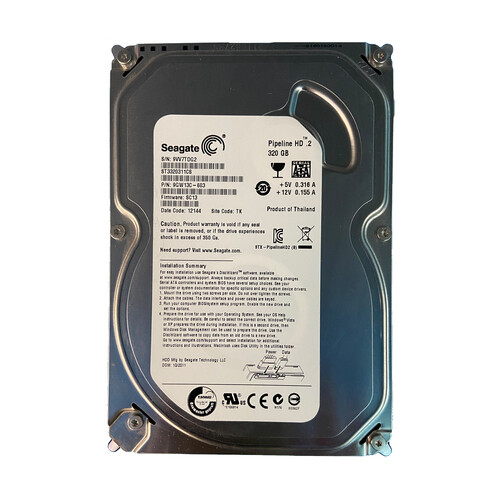 Seagate ST3320311CS 320GB 5.9K 3G SATA 3.5" HDD 9BK13G-180