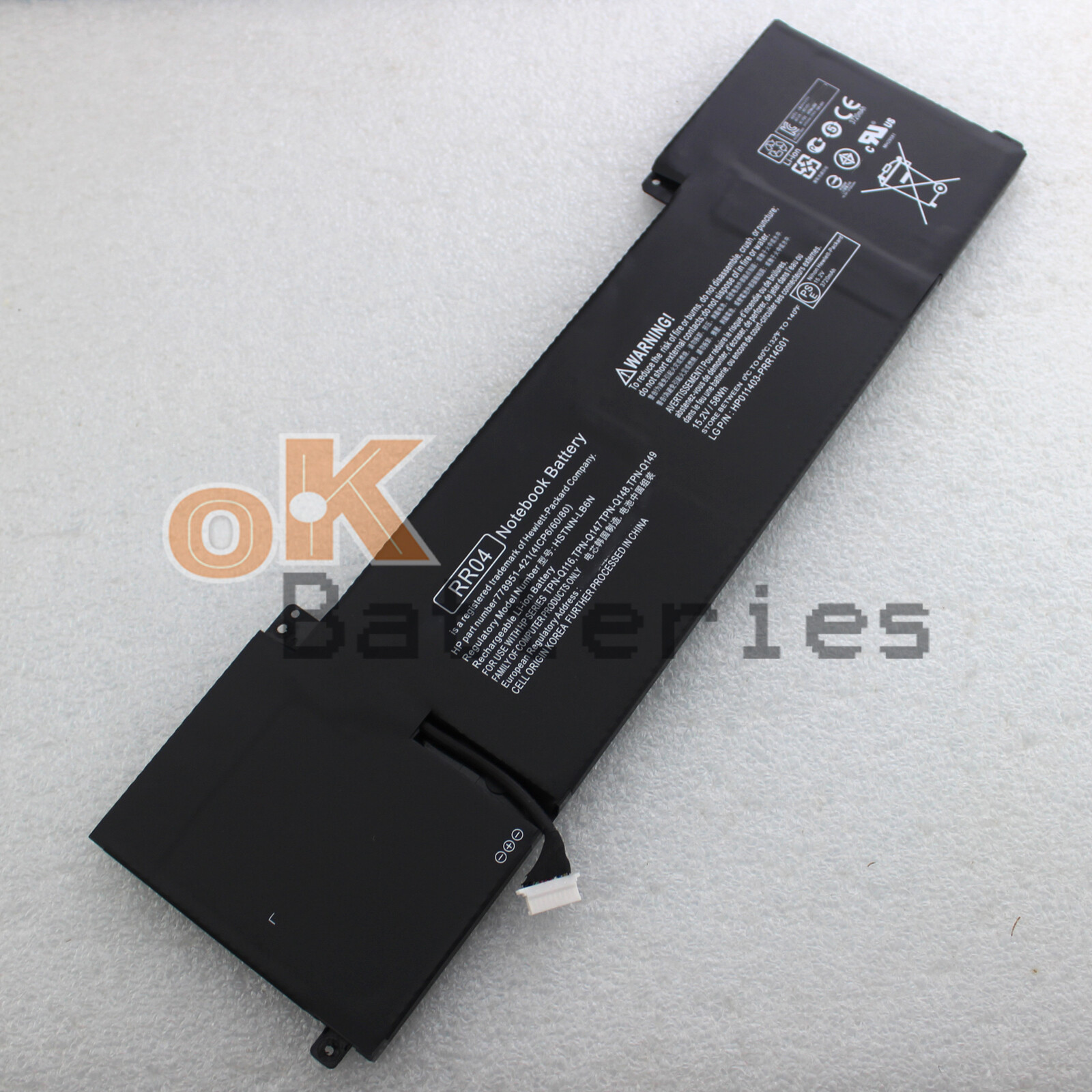 RR04 778978-006 Battery Fit HP Omen 15-5010NR 15-5010TX 15-5210nr 778961-421