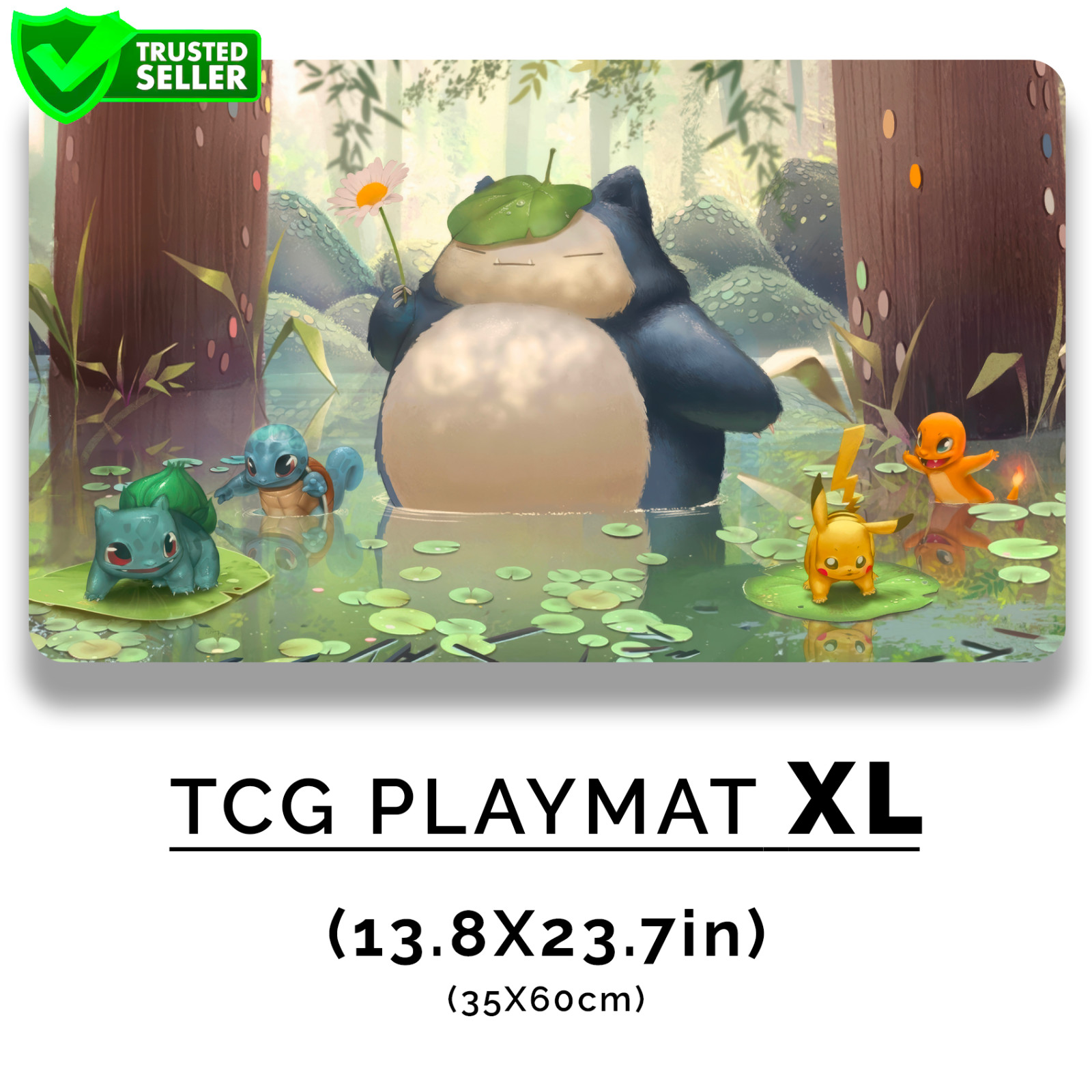 Playmat XL Gaming - 35X60cm - Mouse Desk Mat - POKEMON - ID0052