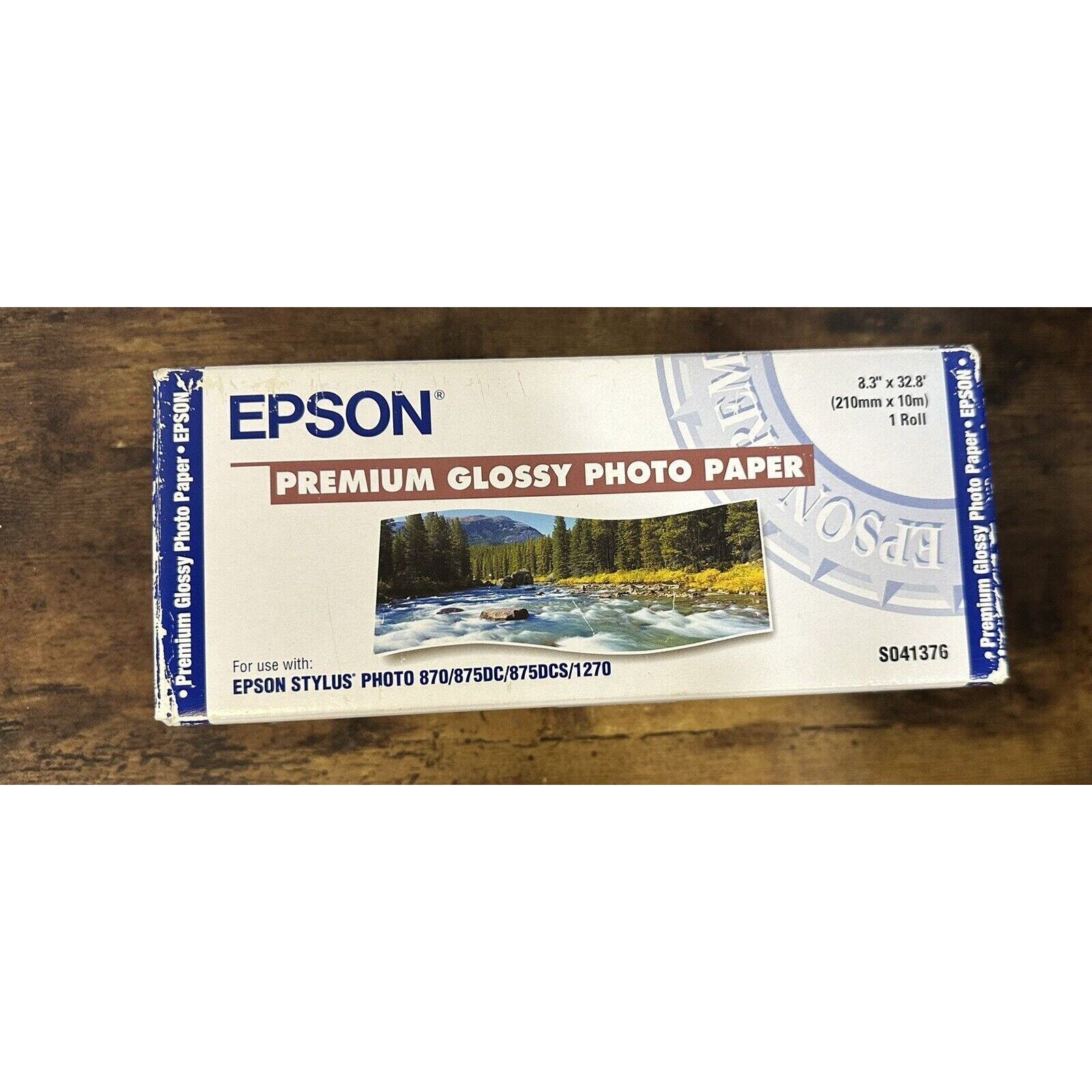 Epson Premium Glossy Photo Paper S041376 Roll 8.3\