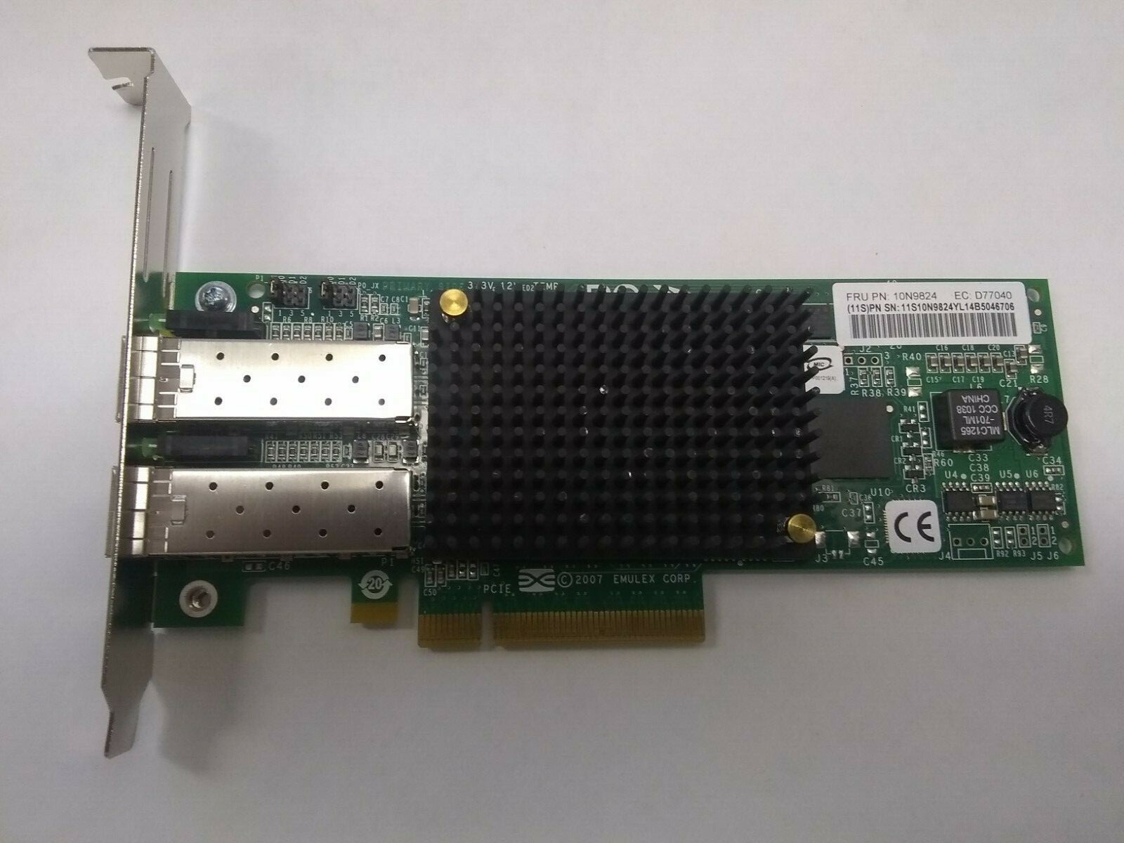 IBM 10N9824 8GB 2 Port Fiber Channel Network Adapter