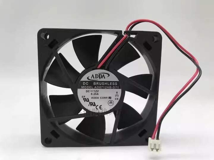 1PCS Genuine ADDA 7015 AD0712HB-D71 DC12V 0.25A 70x15mm Cooling Fan