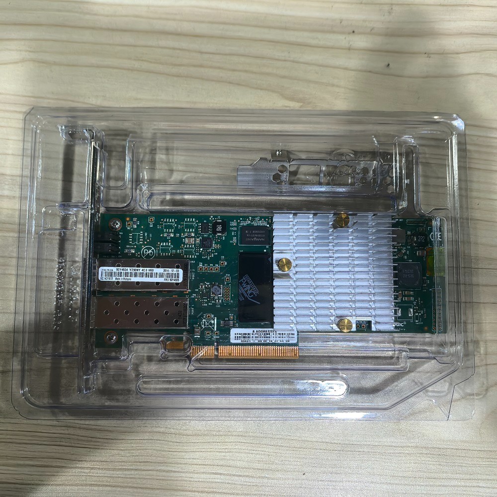 IBM LENOVO Qlogic 8200 Dual PORT 10GbE SFP+ PCIe Fiber 90Y4605 90Y4600 QLE3262