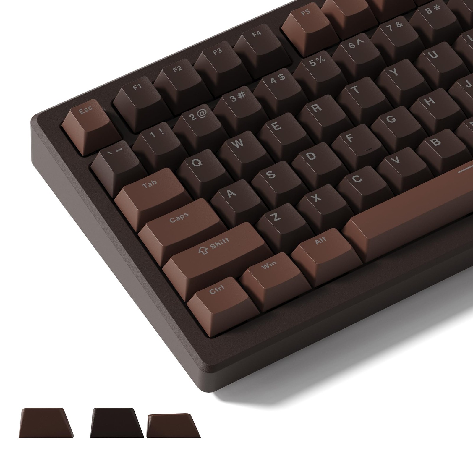 Womier Keycaps for Mechanical Keyboard, PBT Shine Through Keycaps