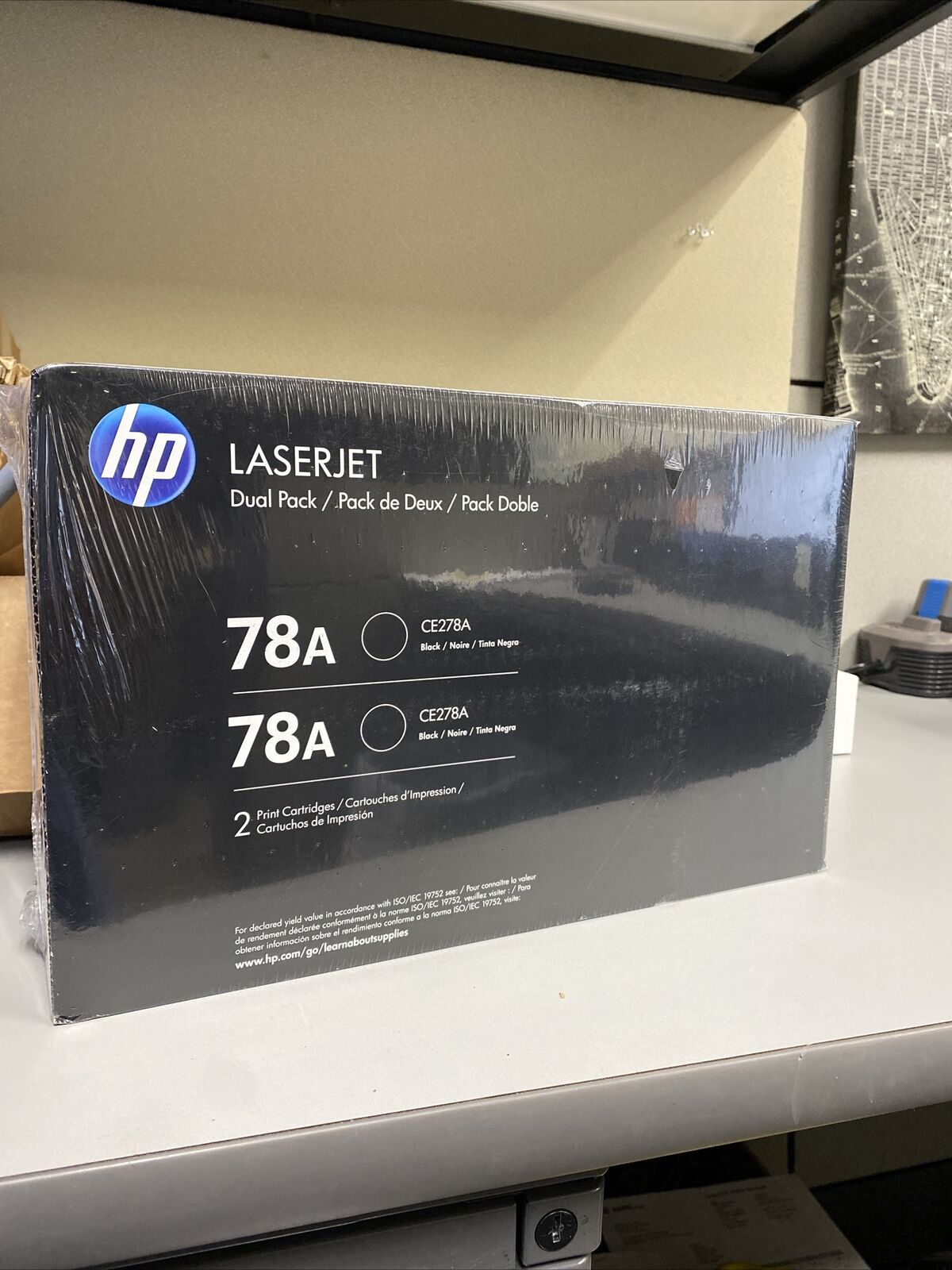 New And Sealed HP 78A CE278A CE278D Black Toner Dual-Pack LaserJet P1566 P1606