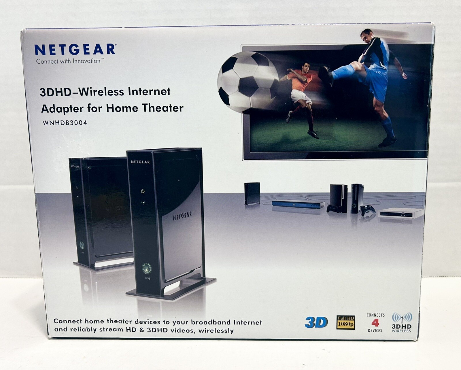 NETGEAR WNHDB3004 300MBPS 4PORT 10/100 WIRELESS N ROUTER (WNHDB3004-100NAS)