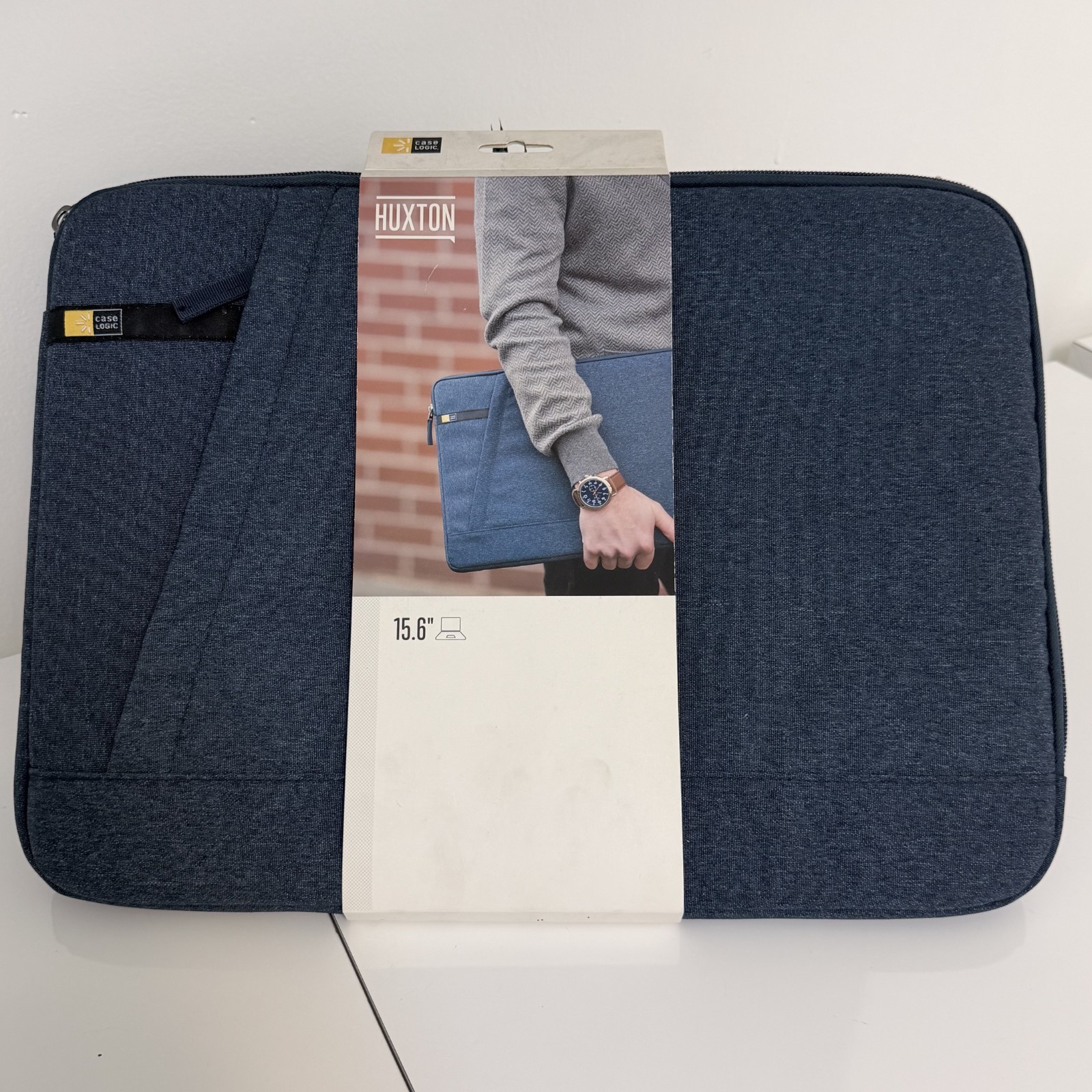 New Case Logic Huxton 15.6" Laptop Sleeve Bag Blue HUXS115BLUE