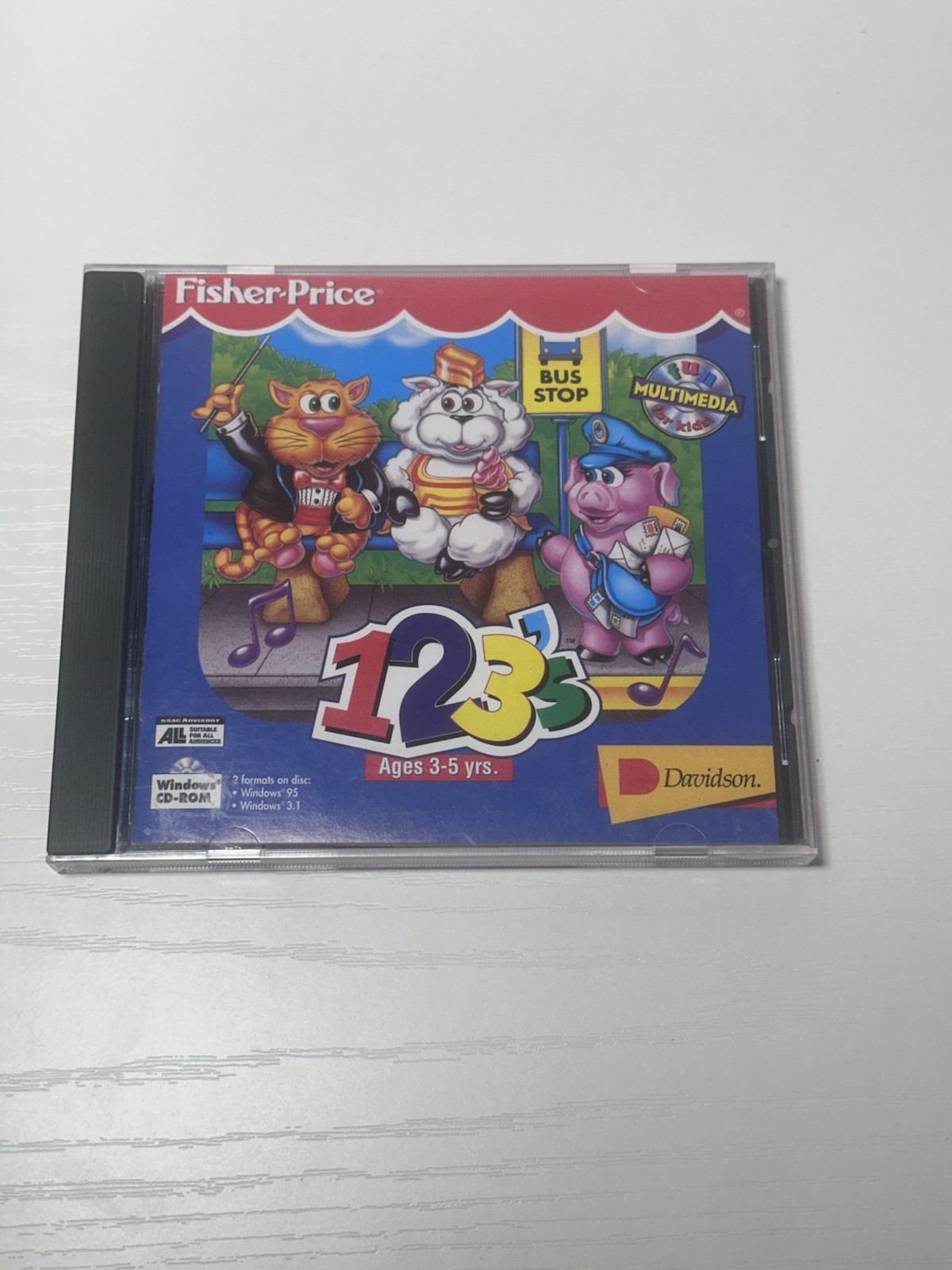 Fisher Price 123s  Computer Software CD 1999