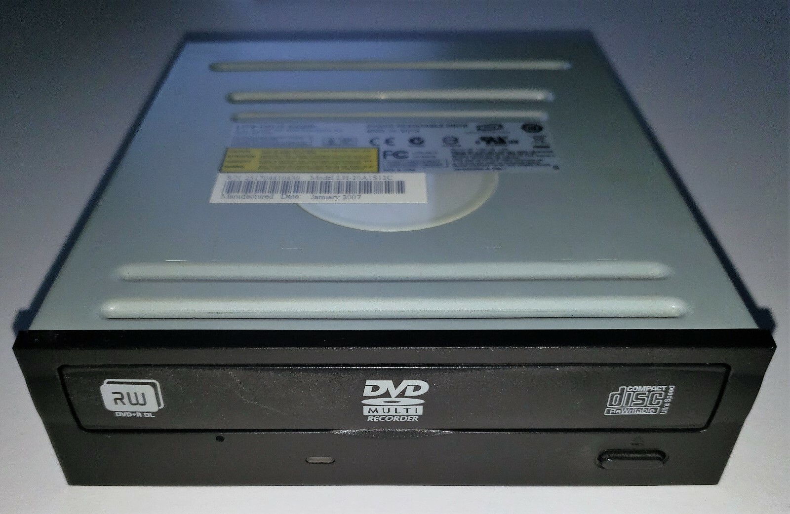 Lite-On LH-20A1S Black SATA CD-RW DVD-RW Disk Drive