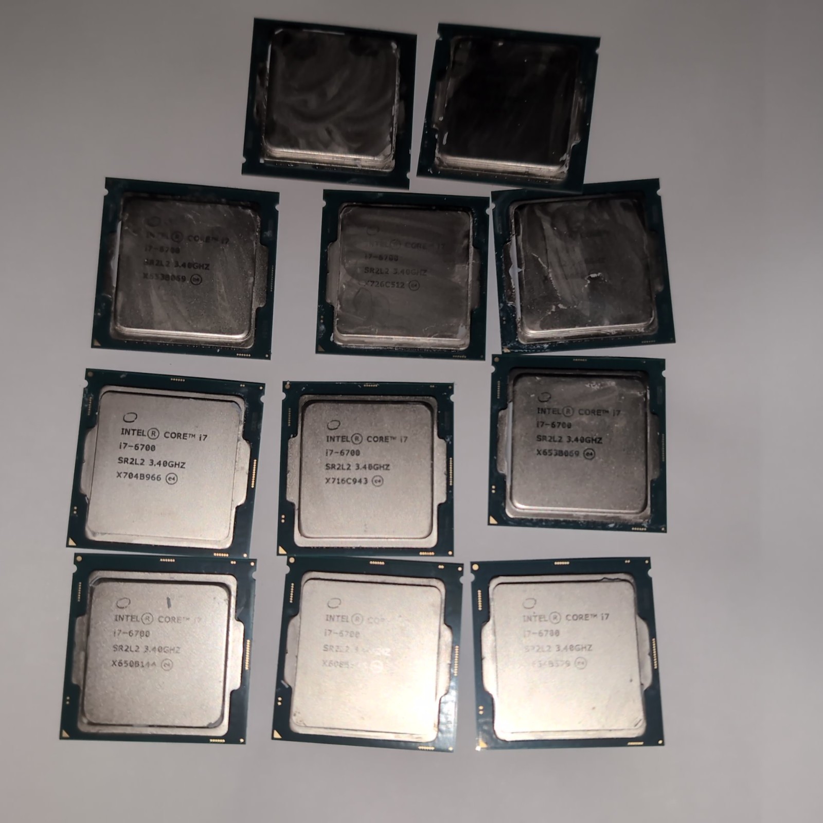 Lot of 11 I7-6700 Intel CPUs, SR2L2, 3.40GHZ