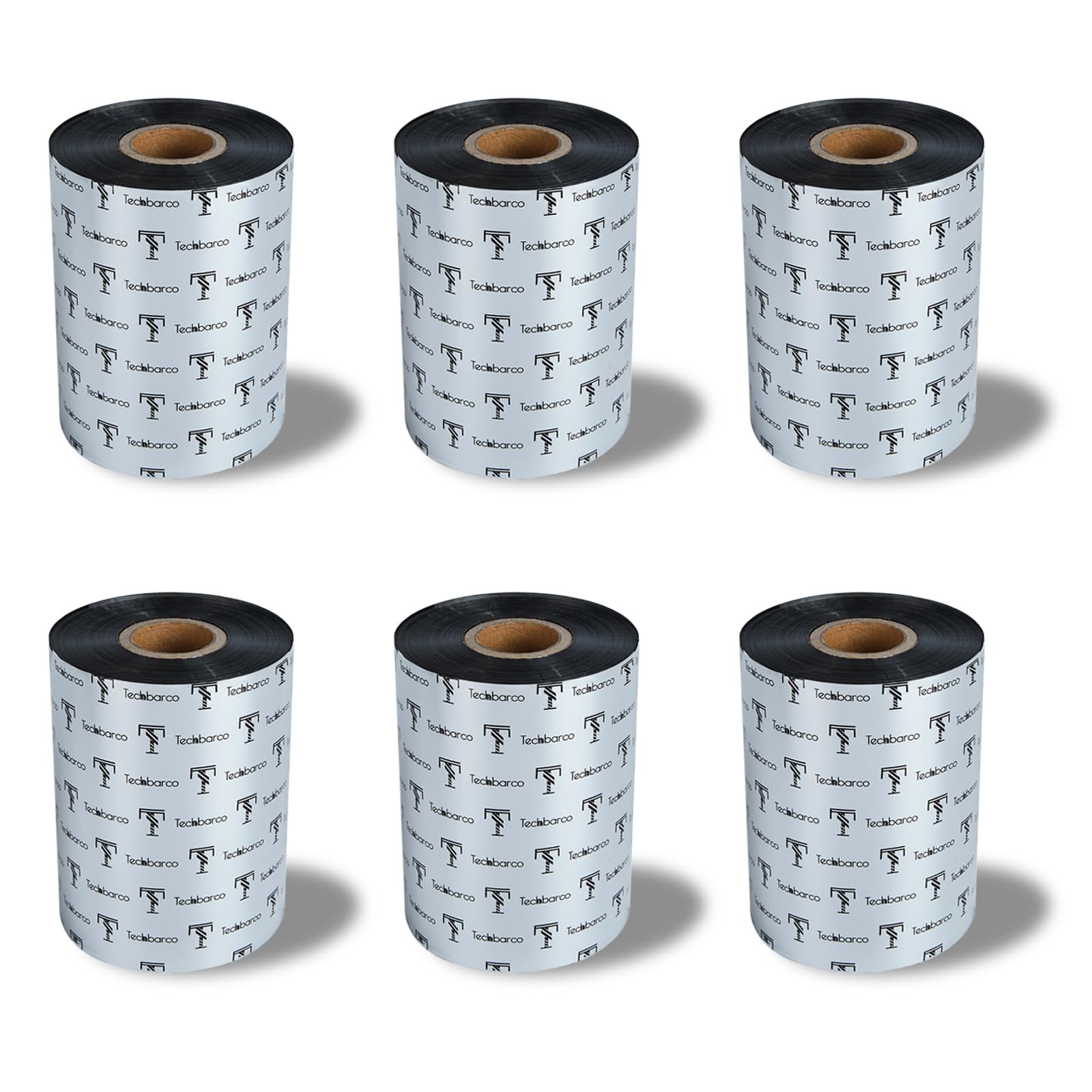 6 Rolls 4.02" x 1476' Premium Enhanced Wax Thermal Transfer Ribbon