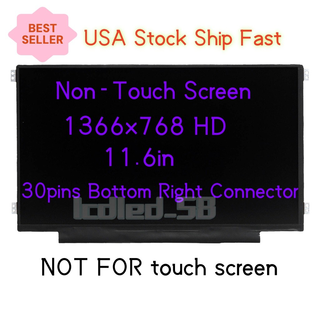 Screen Replacement for Lenovo ideapad 120S-11IAP 81A40025US HD 1366x768 11.6''