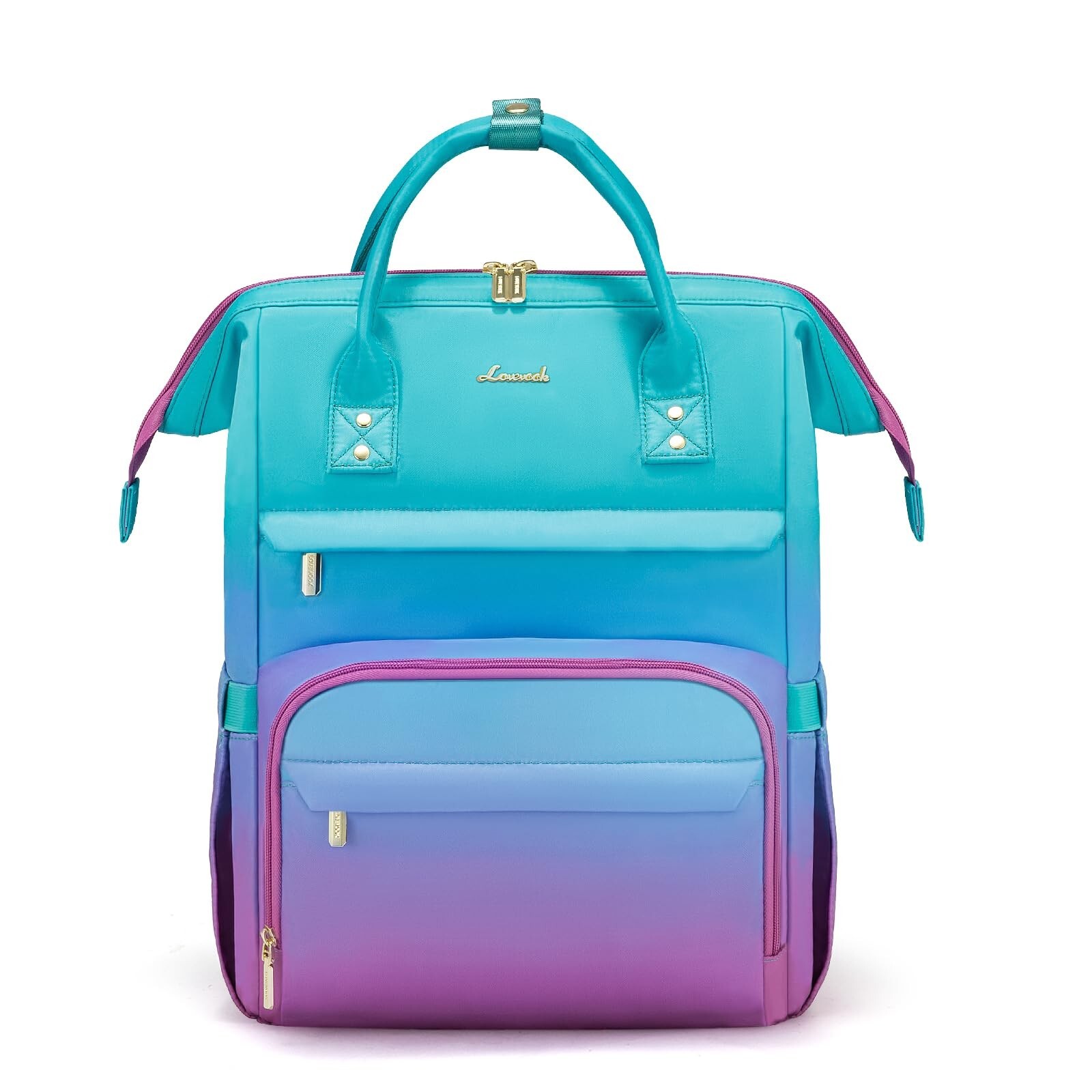 LOVEVOOK Gradient Laptop Backpack for Women,15.6 Inch Work Computer Bakcpack ...