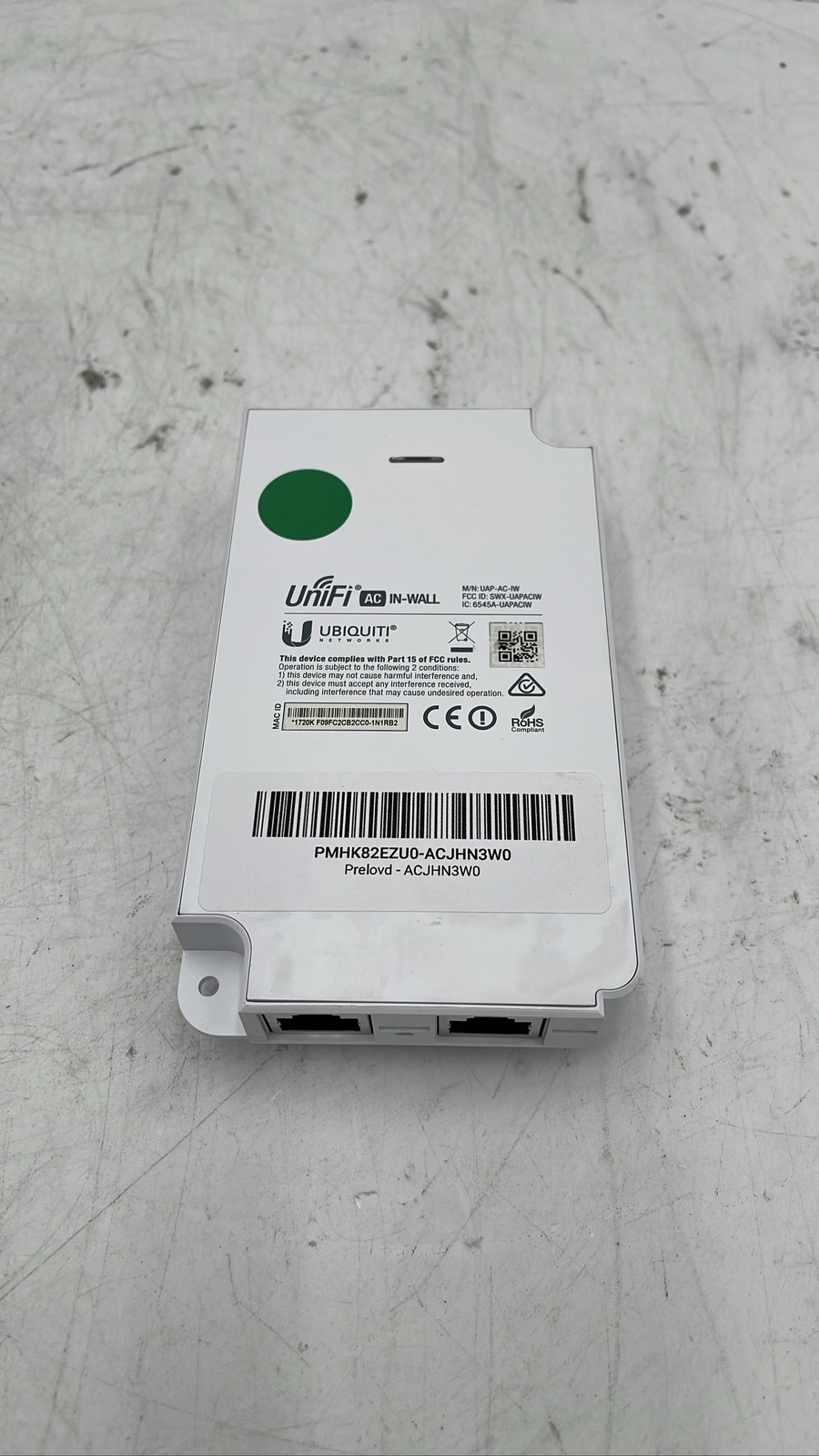 Ubiquiti UniFi AC In-Wall UAP-AC-IW 867Mbps PoE WiFi Access Point