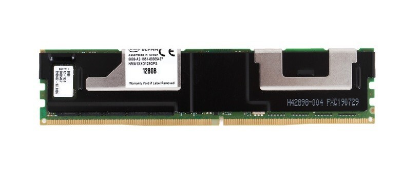 Intel Optane 128GB NMA1XXD128GPS 100 Series Persistent DCPMM Server Ram Memory