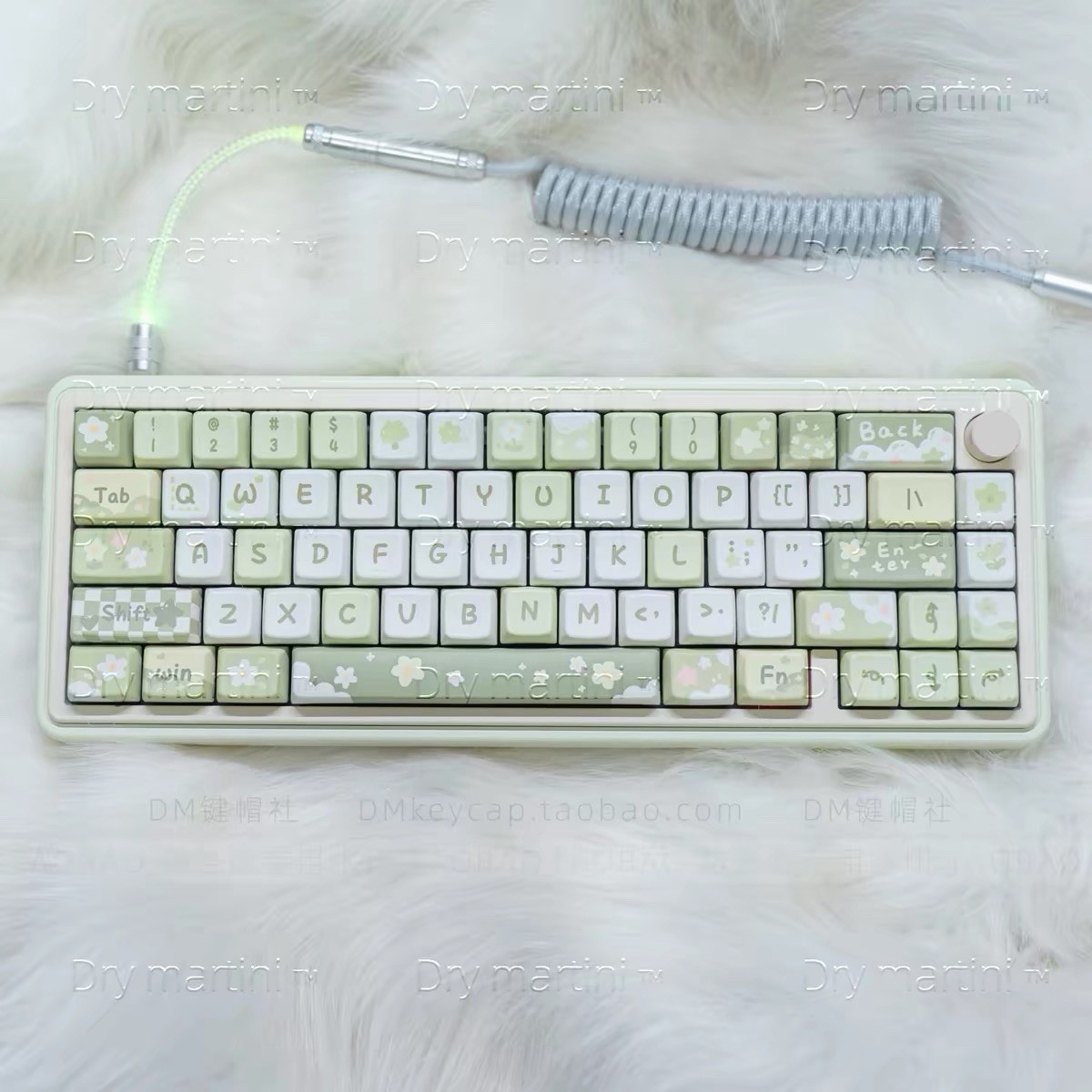 MOC Keycaps Spring Blossom Theme Rounded Ball-shaped Keycaps PBT