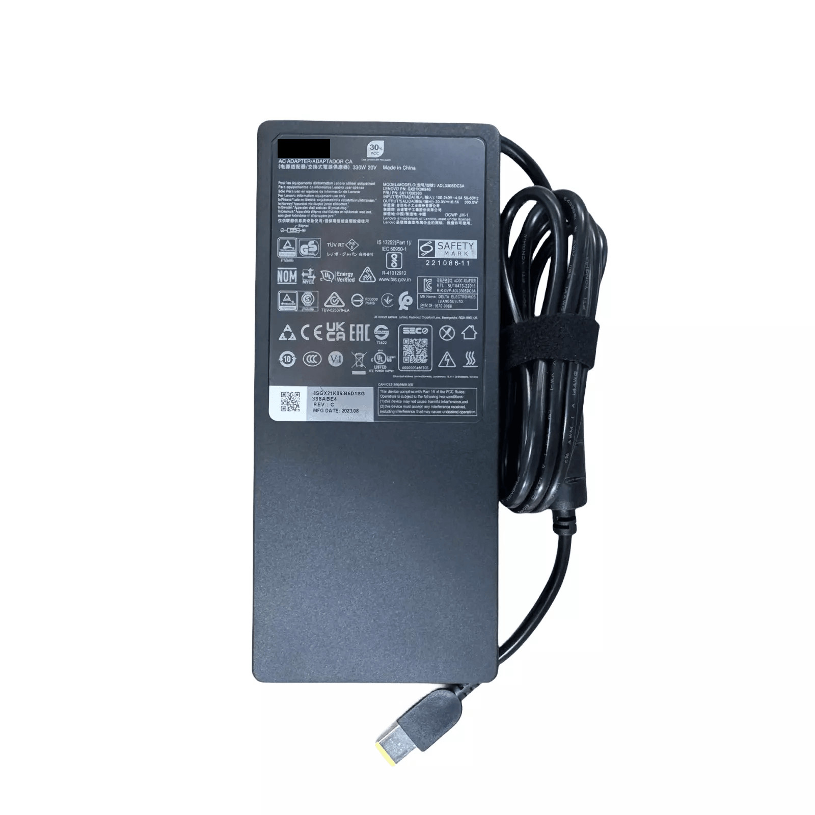 New ADL330SDC3A  for  Legion Pro 7 I9 13900H RTX4080 OEM 330w Slim GaN Adapter