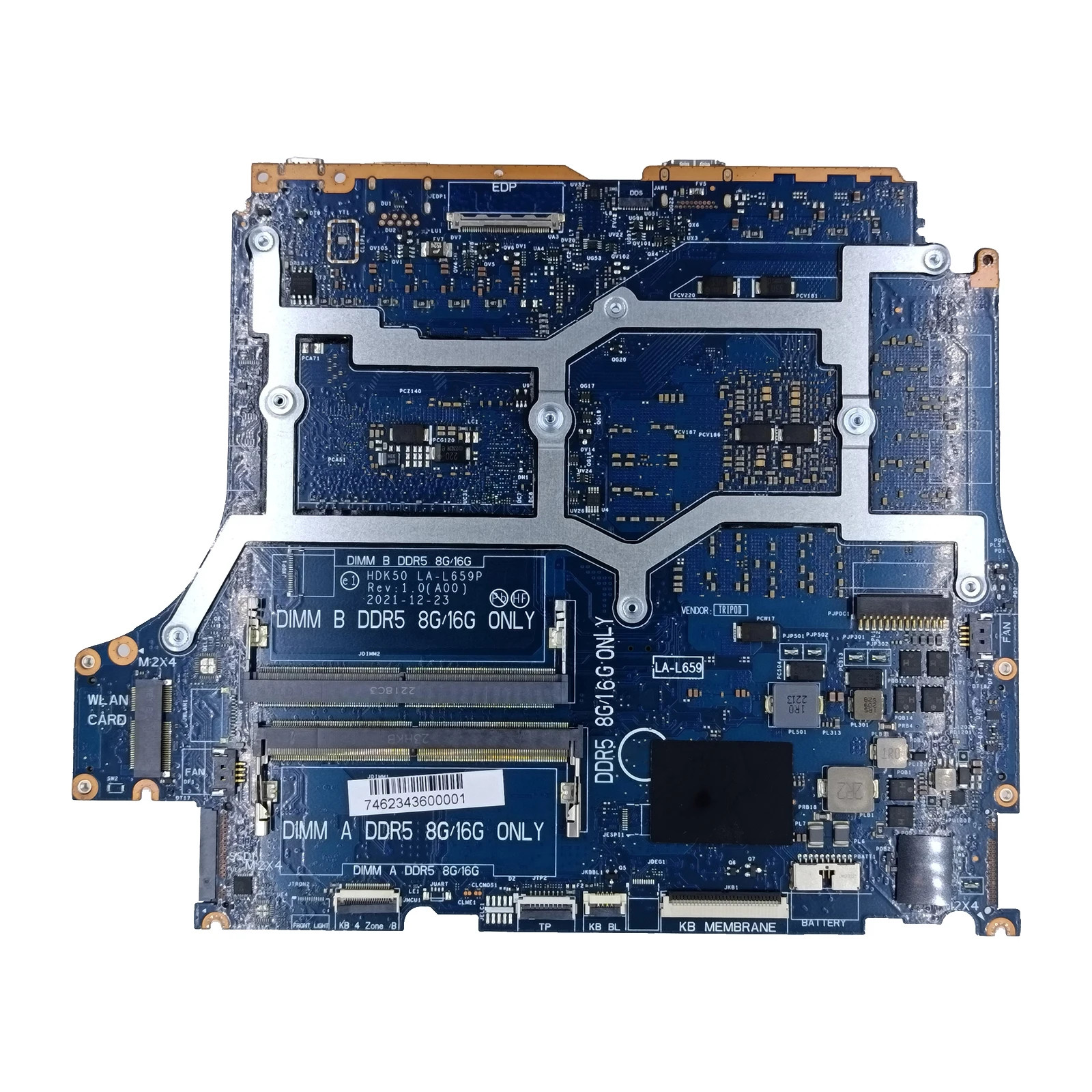 LA-L659P For Dell G15 5520 Laptop Motherboard i7-12700H 6/8GB RTX3060 RTX3070Ti 