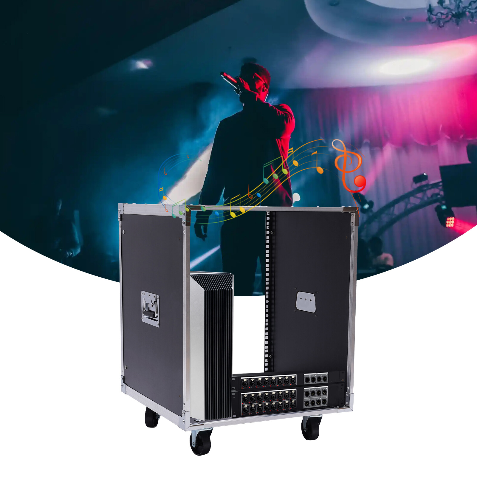 12U Server Data Cabinet Enclosure Rack Wall Mount Network Rack - 220.46lbs LOAD