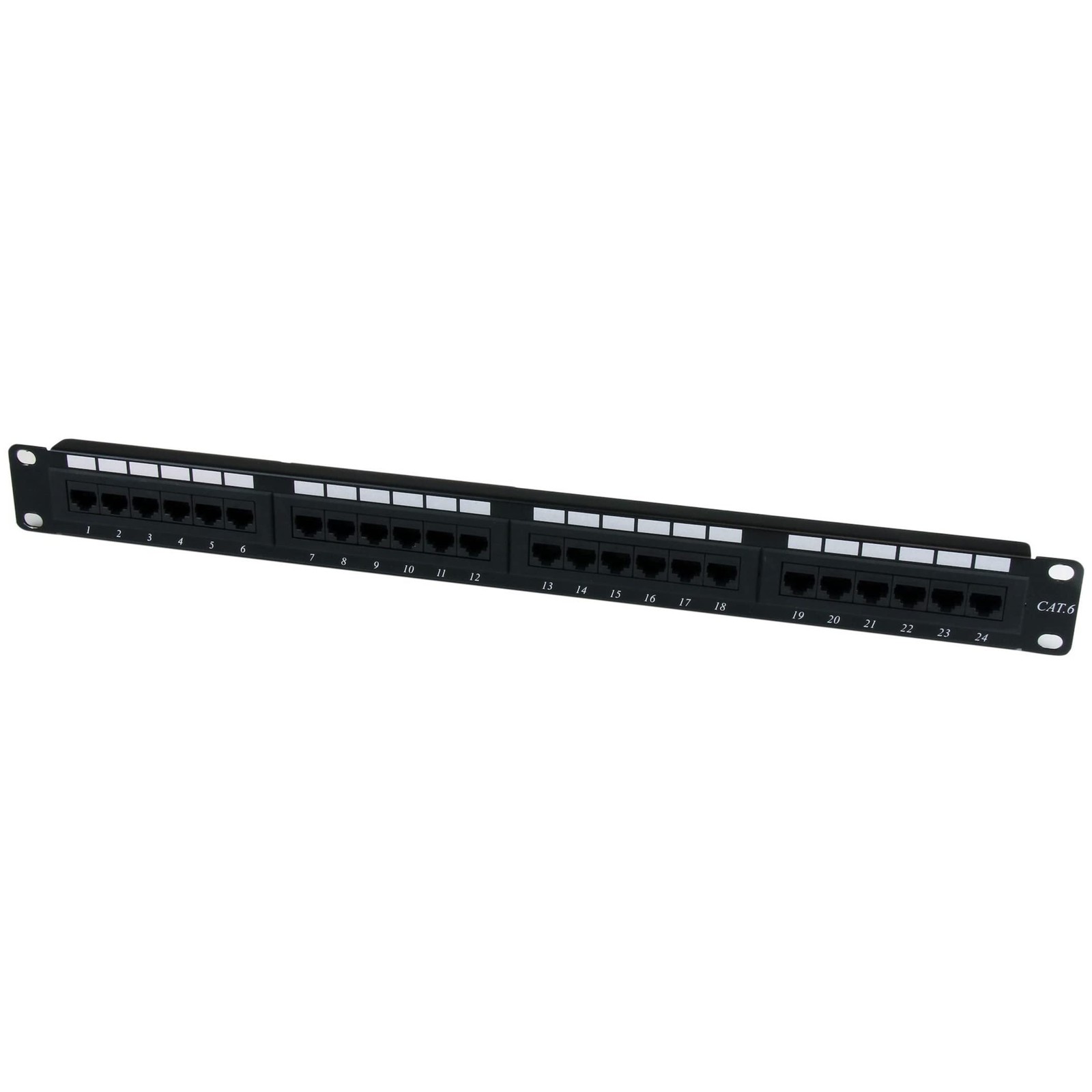 StarTech.com 24 Port 1U Rackmount Cat 6 110 Patch Panel - 24 port Network Patch