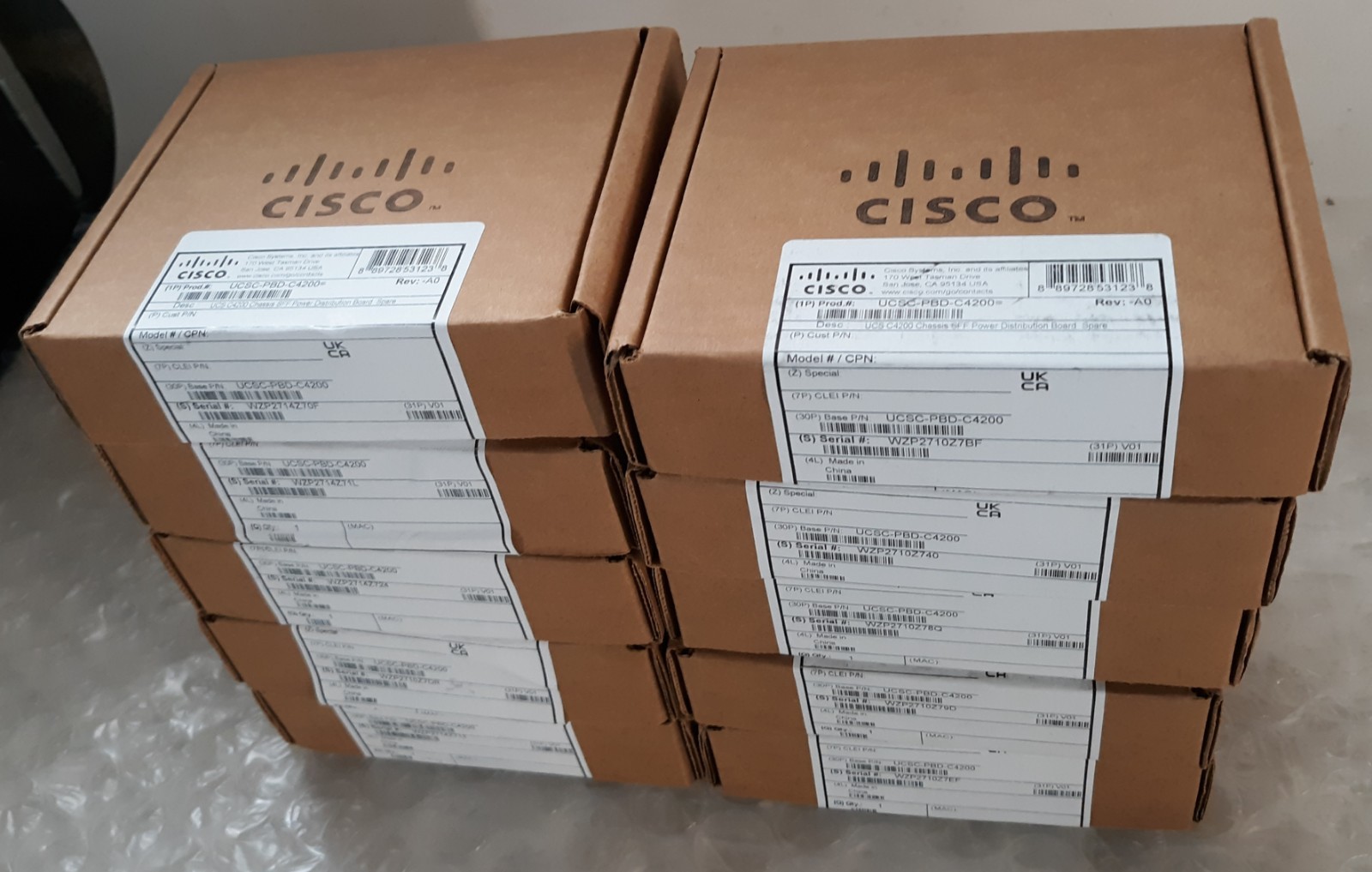 Lot of 10 Cisco UCSC-PBD-C4200 Chassis SFF Power Distribution Board NEW *SEALED*