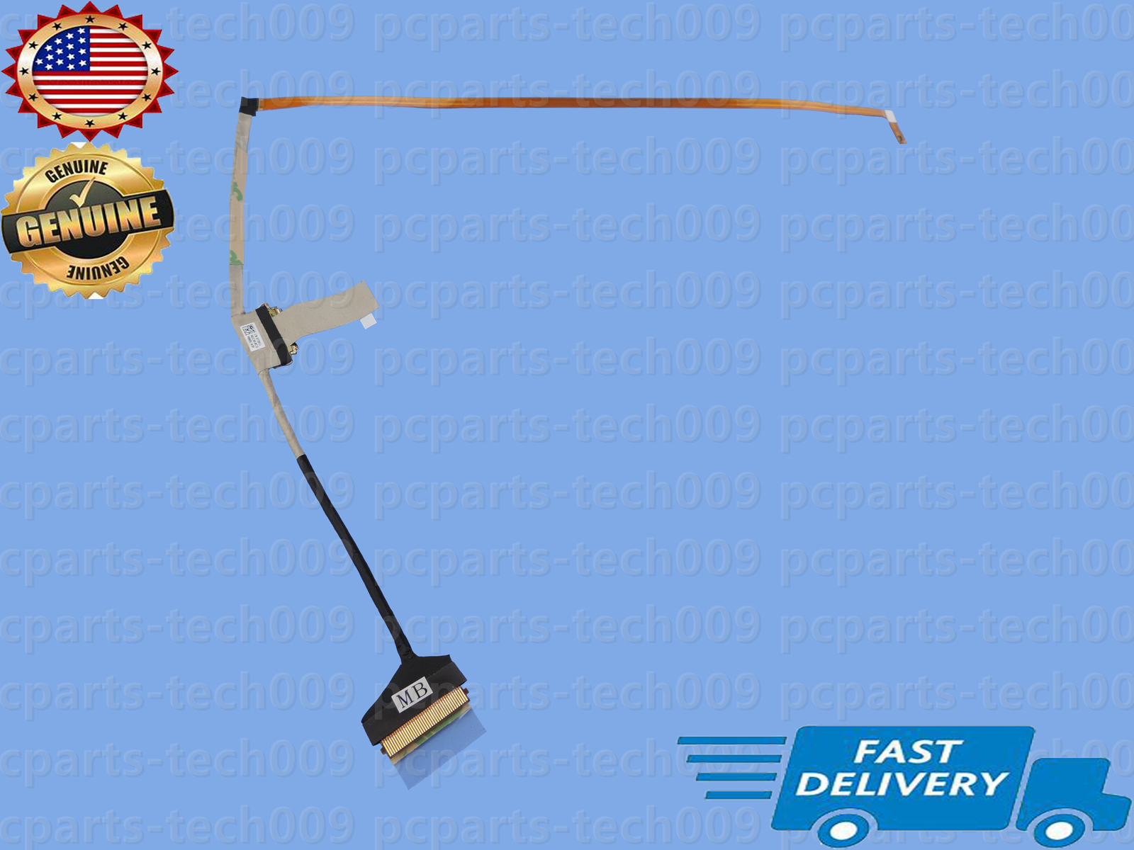 Genuine LVDS LCD Video Display Screen Flex Ribbon Cable For 0720FJ CN-0720FJ